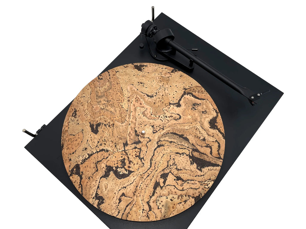 Couvre-plateau en liège « BEJA » pour platine vinyle - groovarts.com