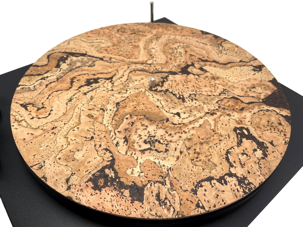 Couvre-plateau en liège « BEJA » pour platine vinyle - groovarts.com