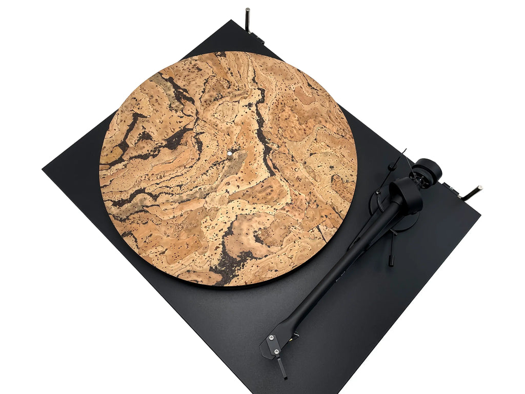 Couvre-plateau en liège « BEJA » pour platine vinyle - groovarts.com