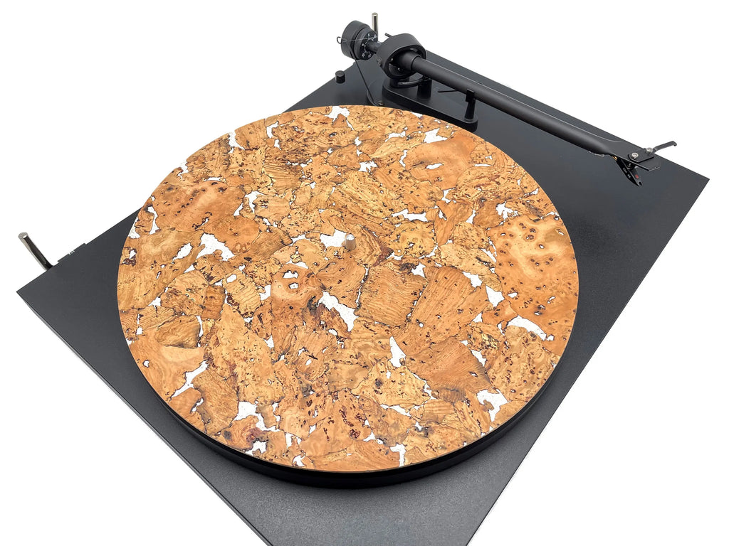 Couvre-plateau en liège « CACIA » pour platine vinyle - groovarts.com