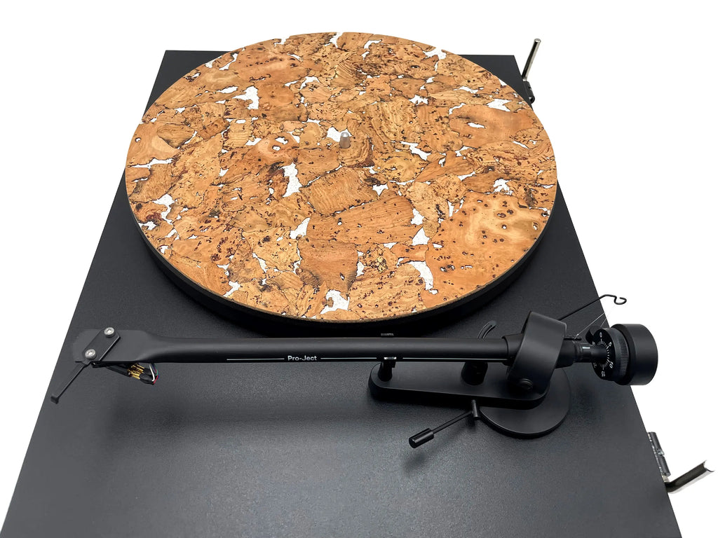 Couvre-plateau en liège « CACIA » pour platine vinyle - groovarts.com