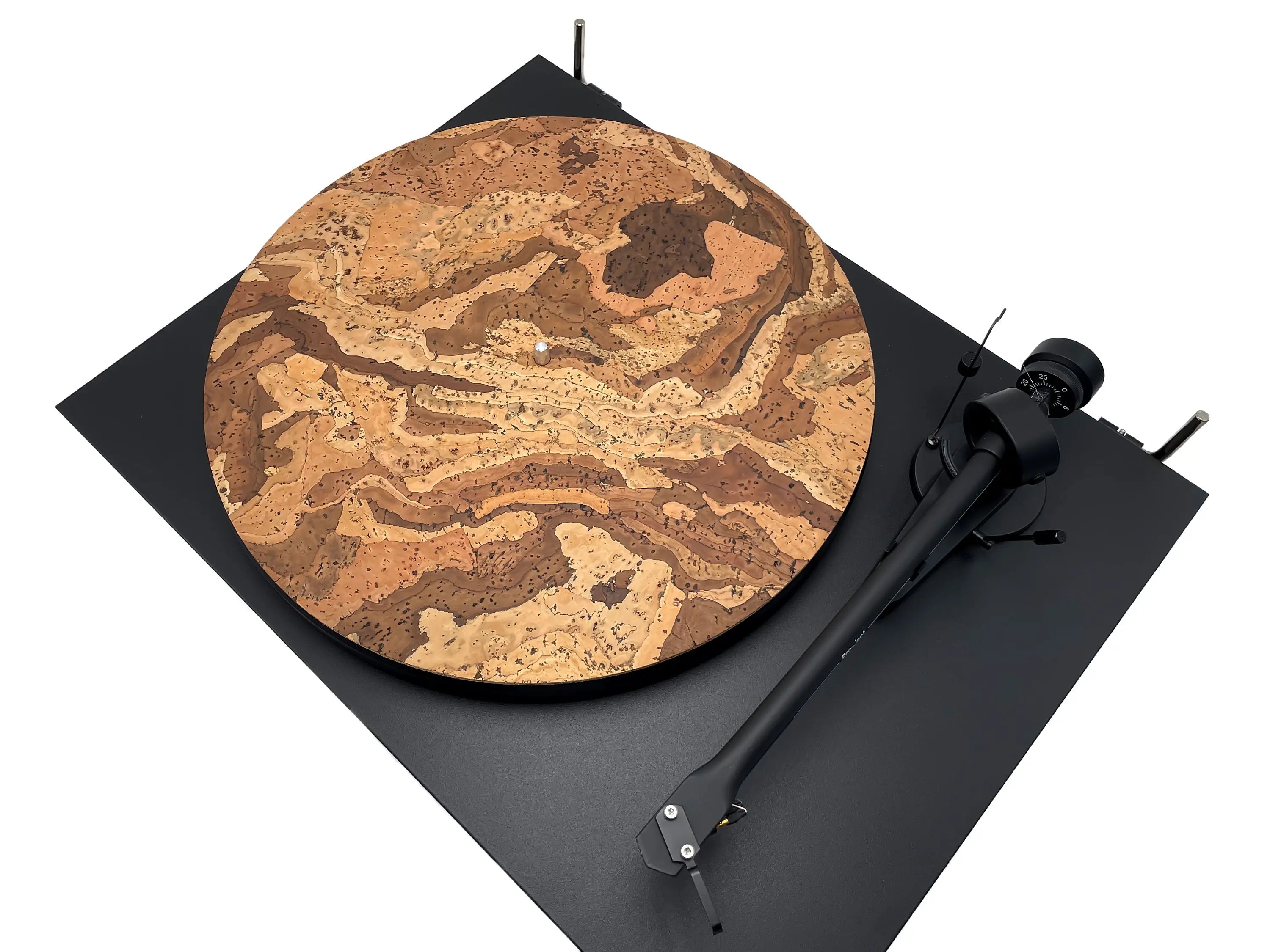 Couvre-plateau en liège « CUBA » pour platine vinyle - groovarts.com