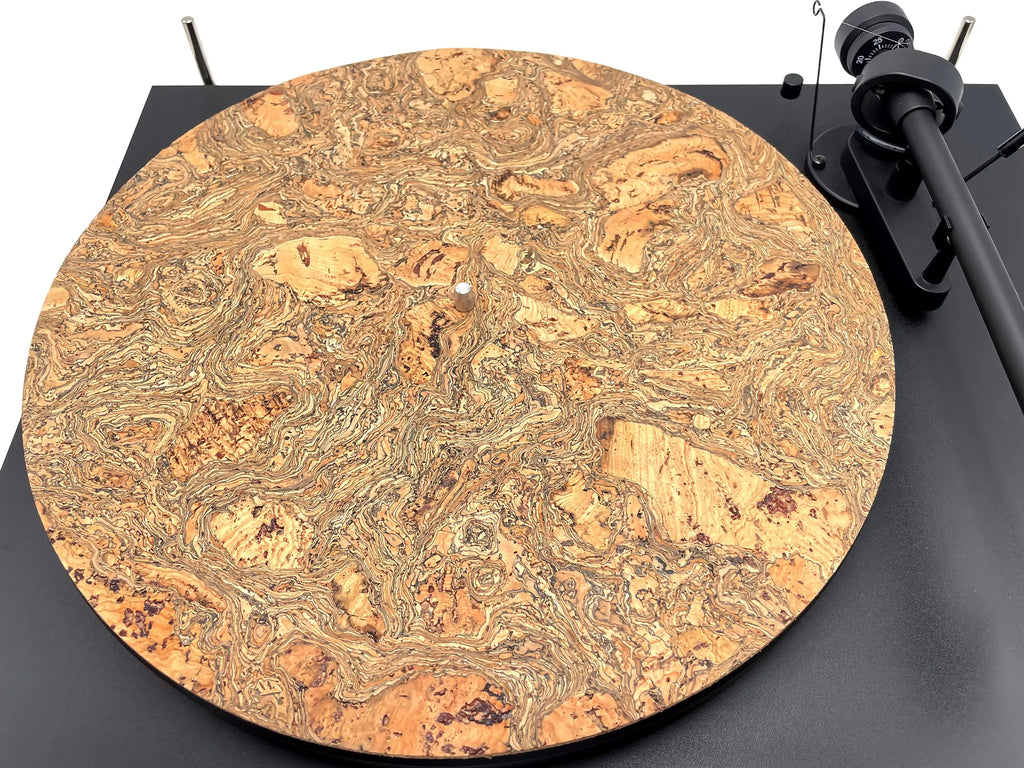 Couvre-plateau en liège « EVORA » pour platine vinyle - groovarts.com