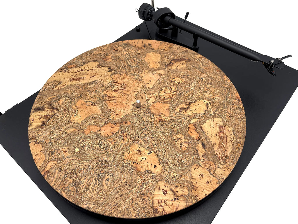 Couvre-plateau en liège « EVORA » pour platine vinyle - groovarts.com