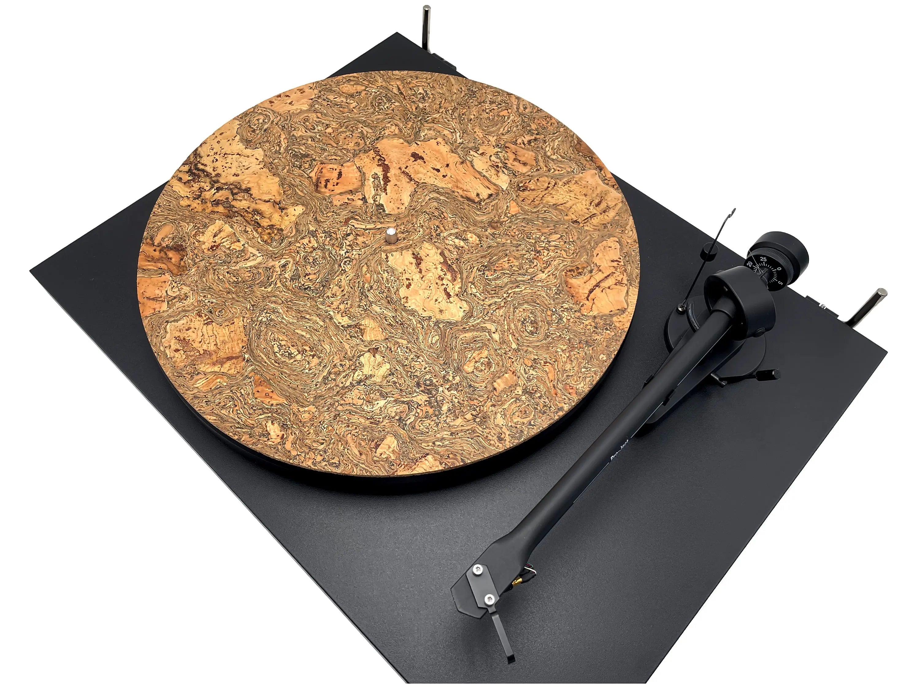 Couvre-plateau en liège « EVORA » pour platine vinyle - groovarts.com