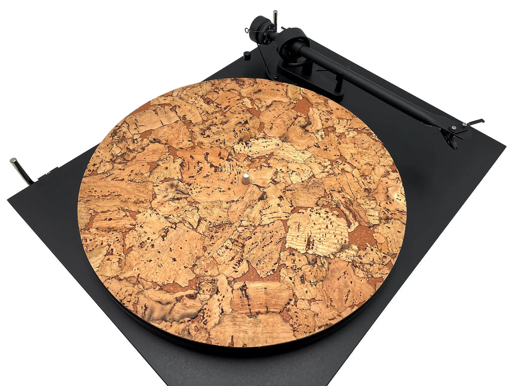 Couvre-plateau en liège « OLIVEIRA » pour platine vinyle - groovarts.com