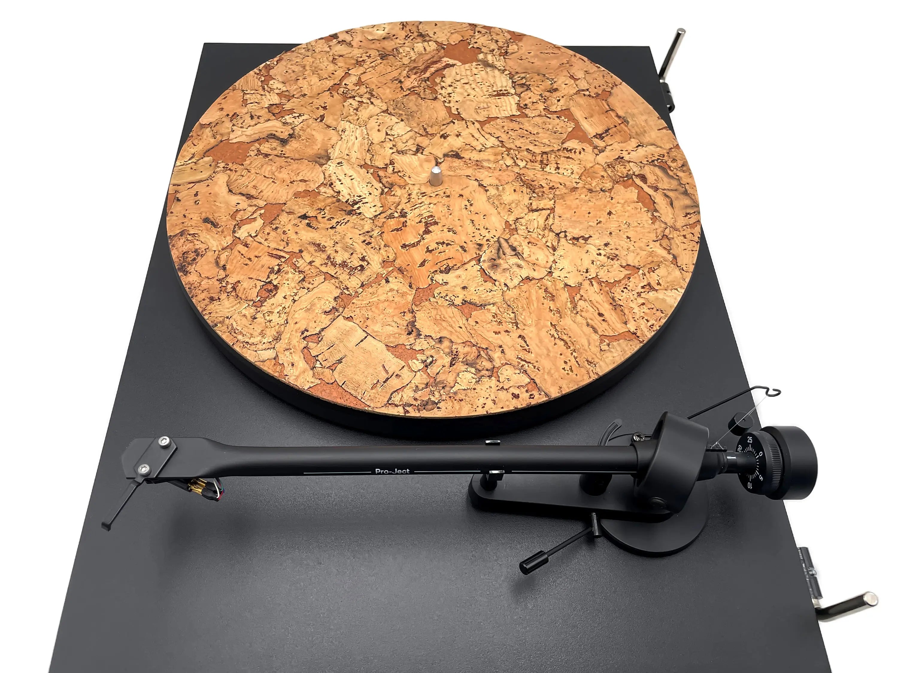 Couvre-plateau en liège « OLIVEIRA » pour platine vinyle - groovarts.com