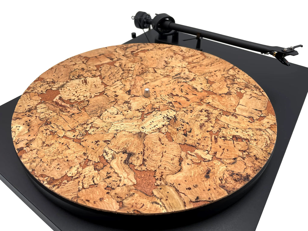 Couvre-plateau en liège « OLIVEIRA » pour platine vinyle - groovarts.com