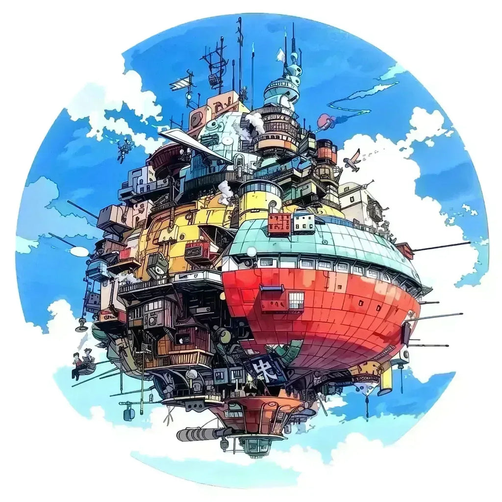 Feutrine FLYING CITY - Groovarts