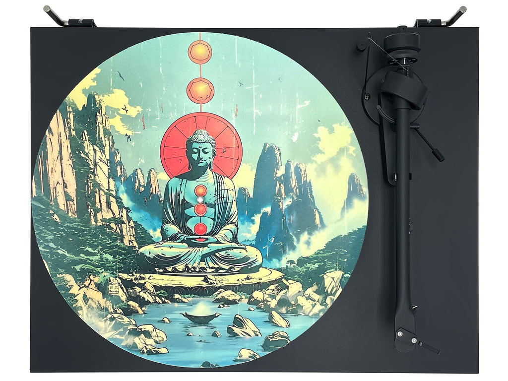 Feutrine pour platine vinyle « CHAKRAS » - groovarts.com