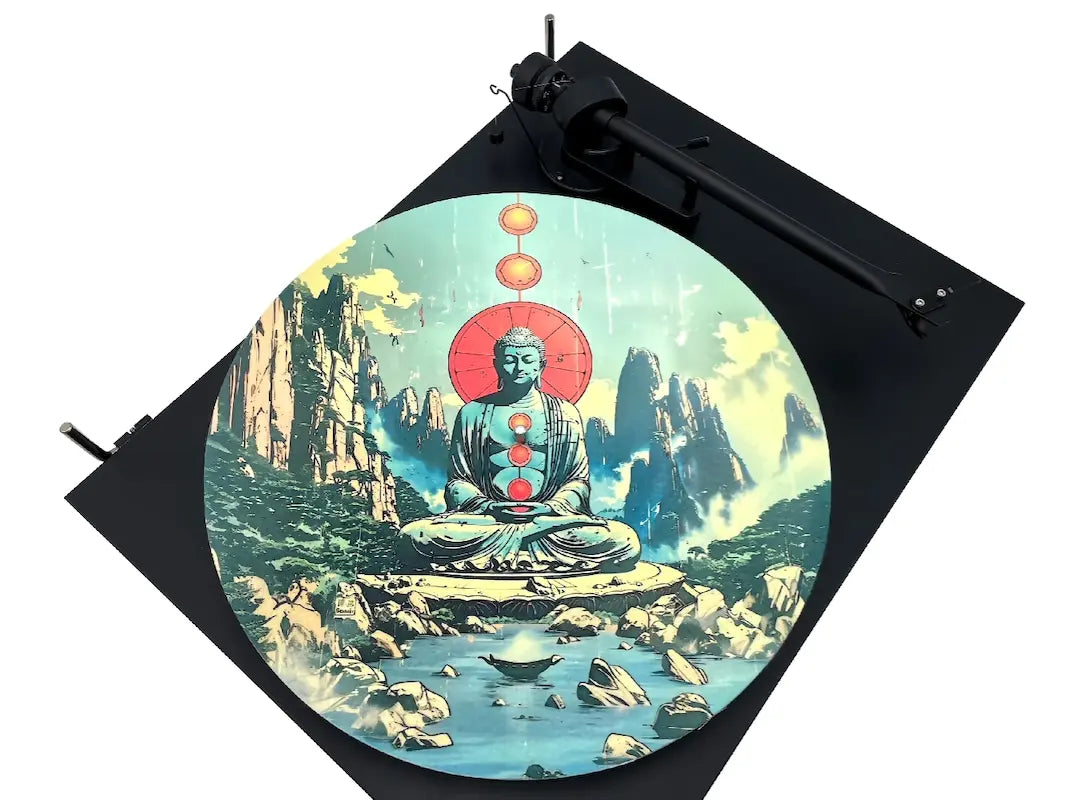 Feutrine pour platine vinyle Chakras - Groovarts