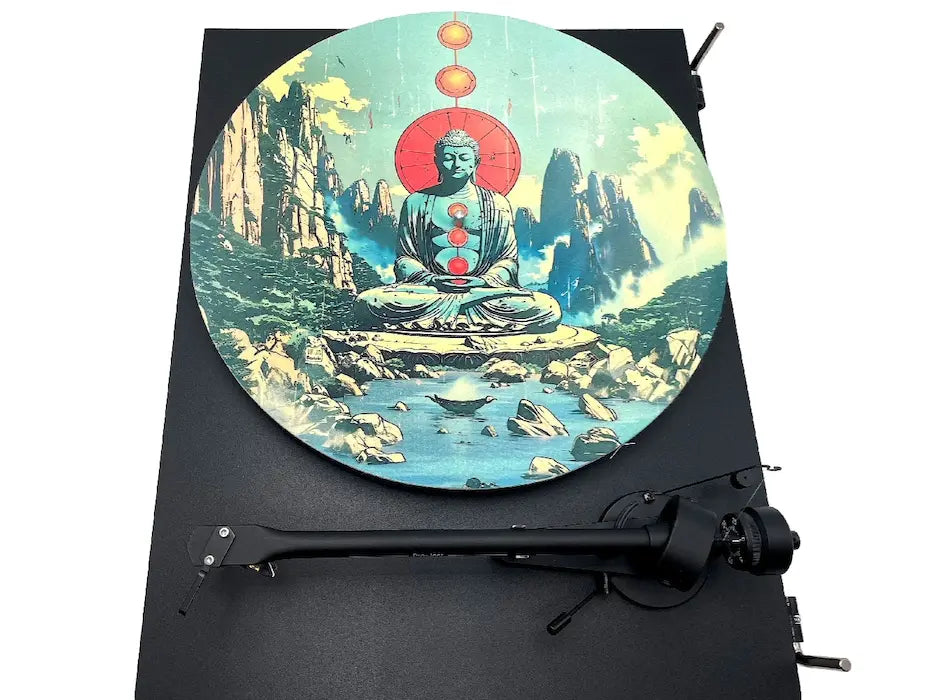 Feutrine pour platine vinyle Chakras - Groovarts