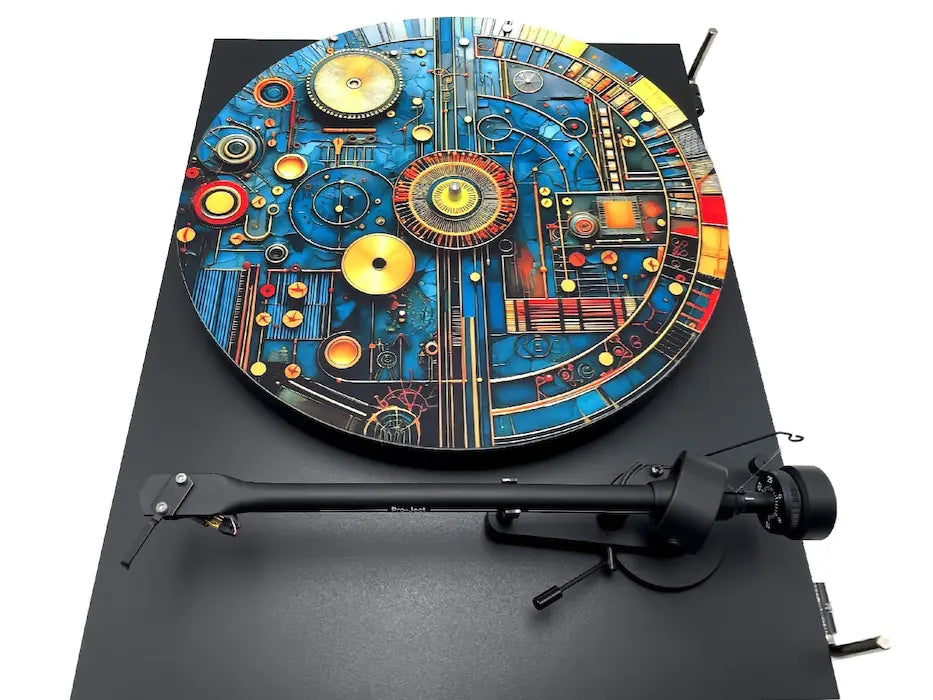 Feutrine pour platine vinyle “Connections“ - Groovarts