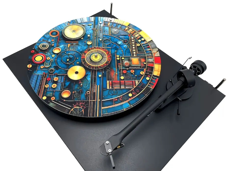 Feutrine pour platine vinyle “Connections“ - Groovarts