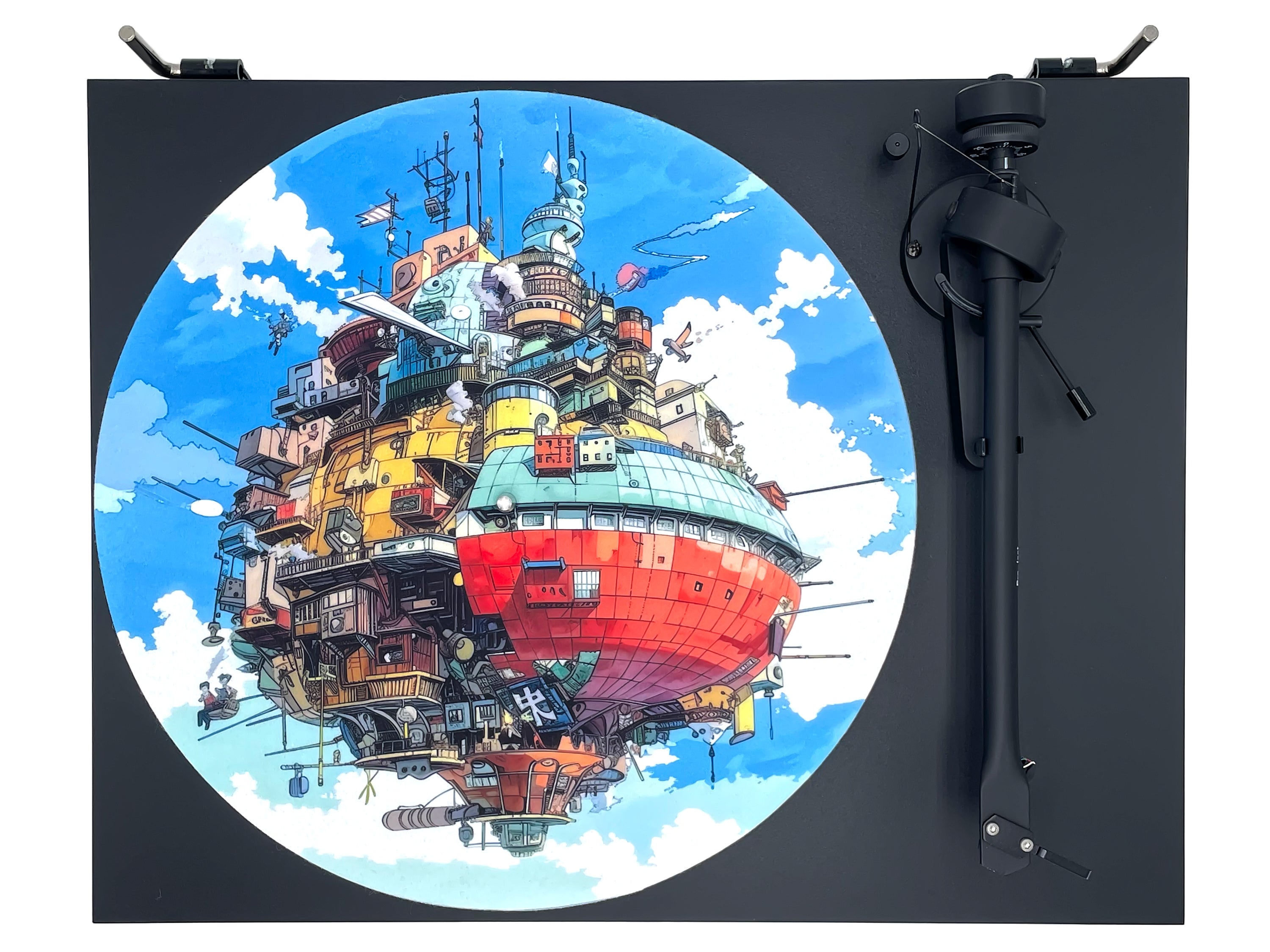 Feutrine pour platine vinyle « FLYING CITY » - groovarts.com
