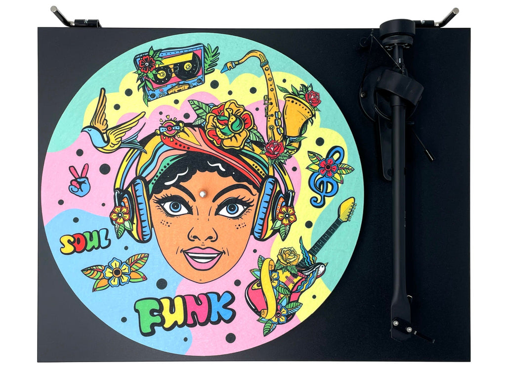 Feutrine pour platine vinyle « FUNKY » - groovarts.com