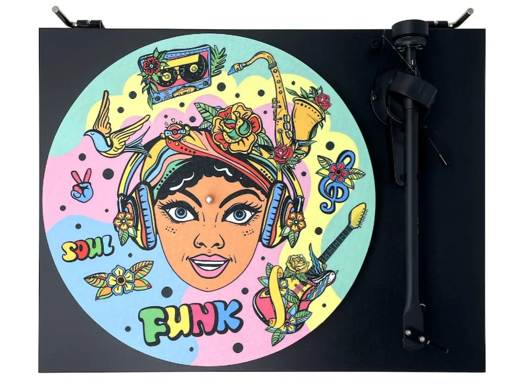 Feutrine pour platine vinyle “Funky“ - Groovarts