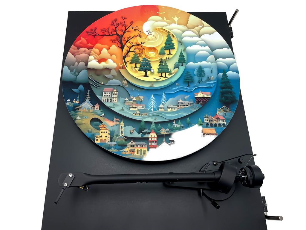 Feutrine pour platine vinyle « HOLIDAY » - groovarts.com