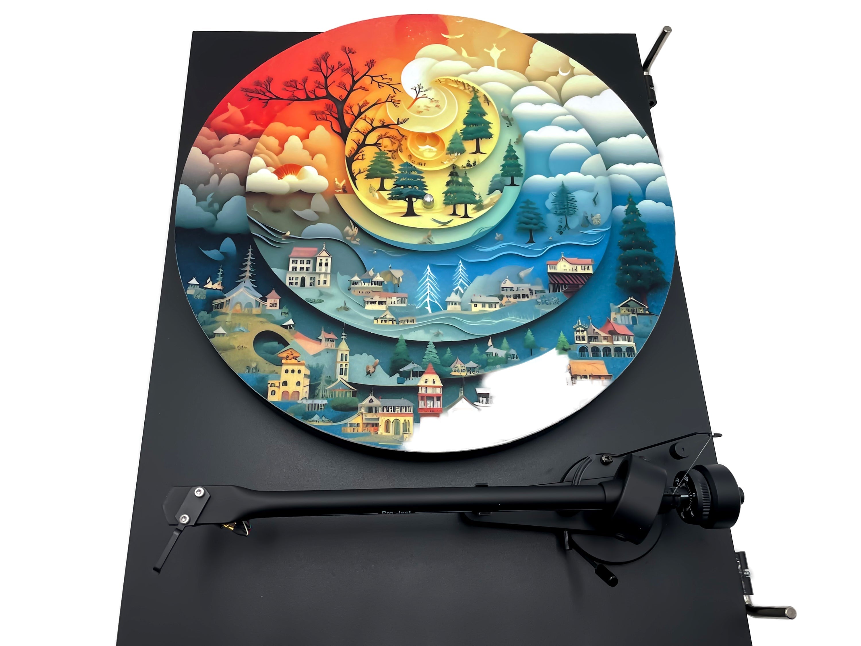 Feutrine pour platine vinyle « HOLIDAY » - groovarts.com