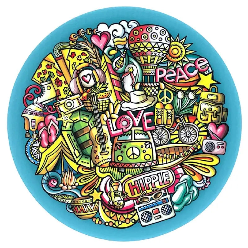Feutrine pour platine vinyle “Hippie“ - Groovarts