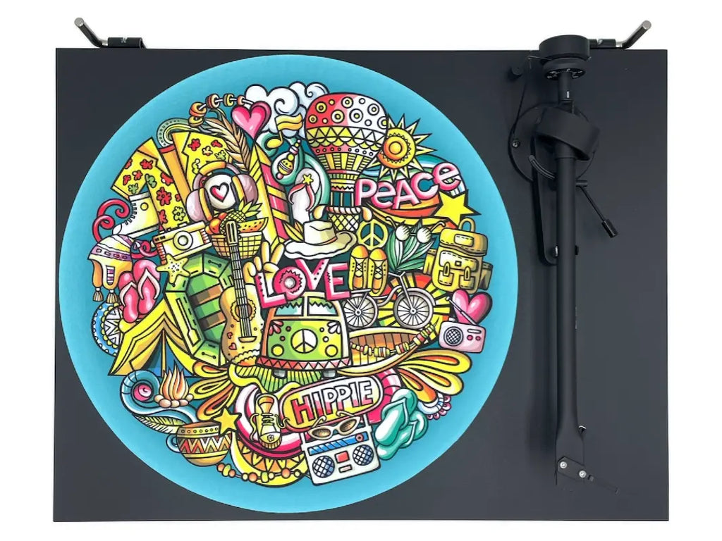 Feutrine pour platine vinyle “Hippie“ - Groovarts