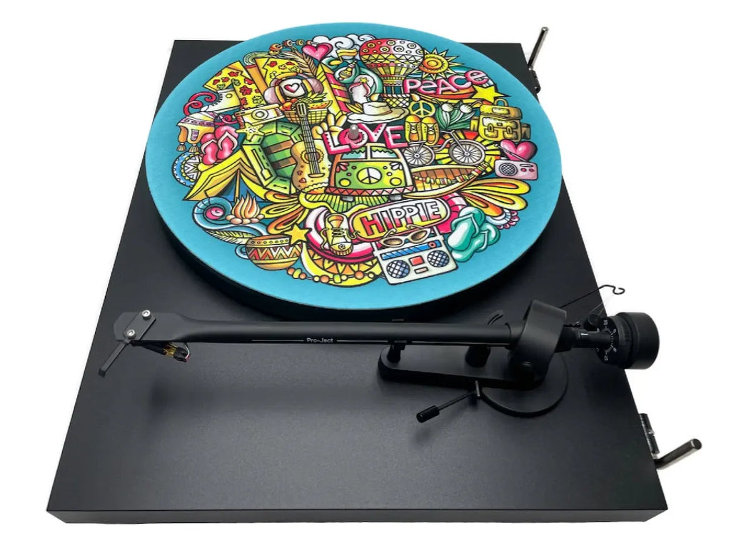 Feutrine pour platine vinyle “Hippie“ - Groovarts
