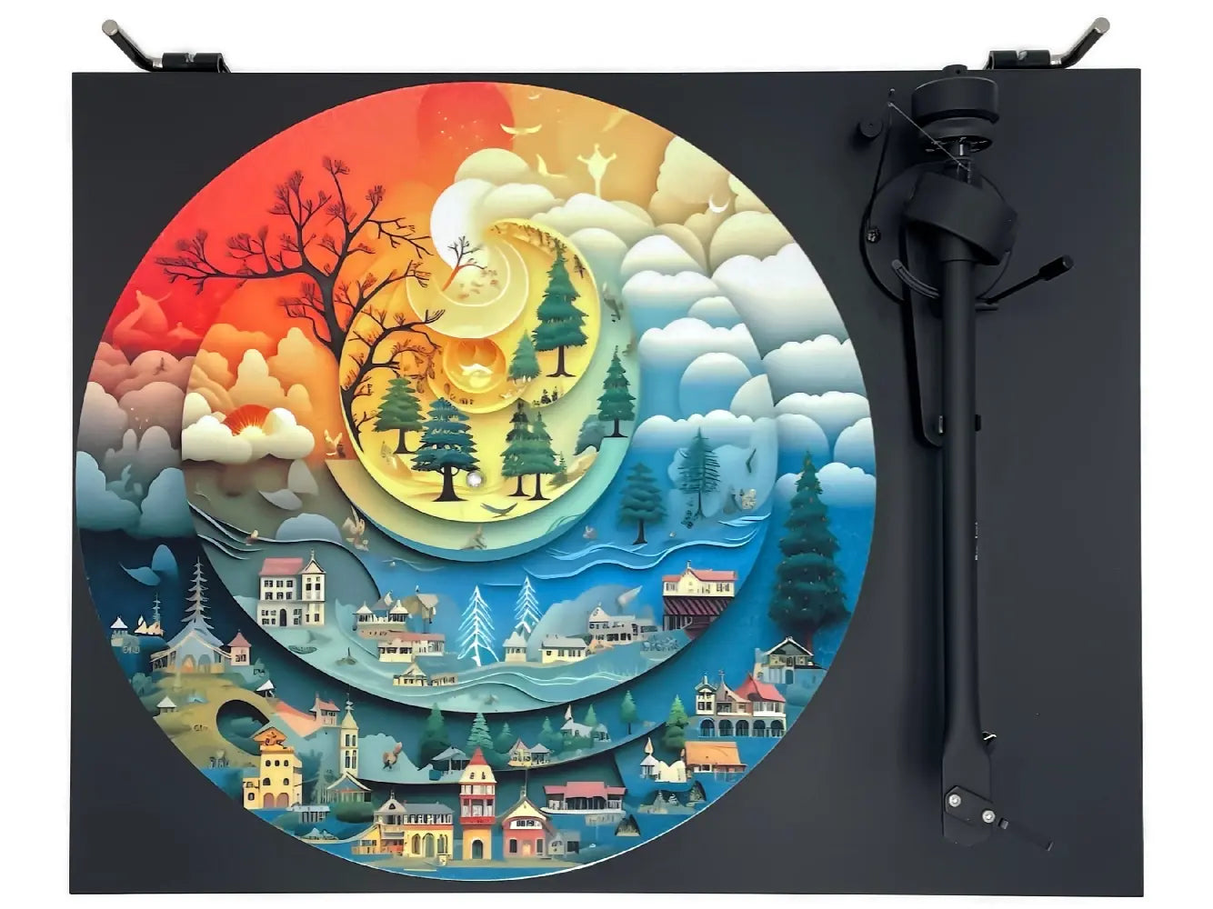 Feutrine pour platine vinyle “Holiday“ - Groovarts