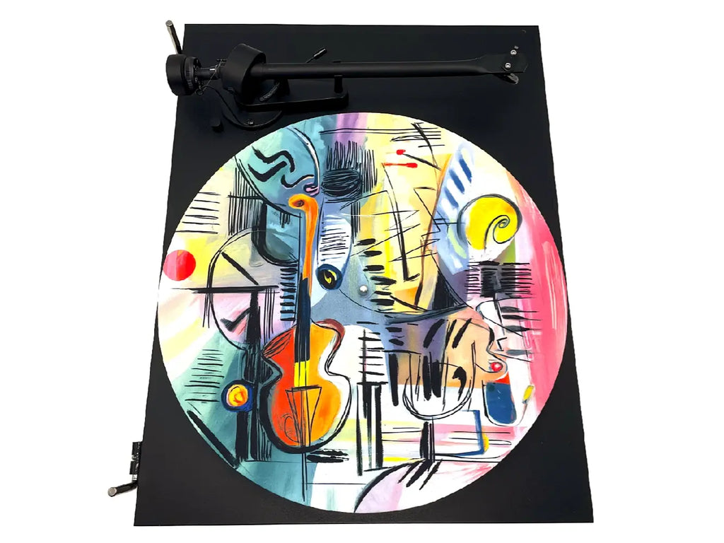 Feutrine pour platine vinyle “Jazz“ - Groovarts