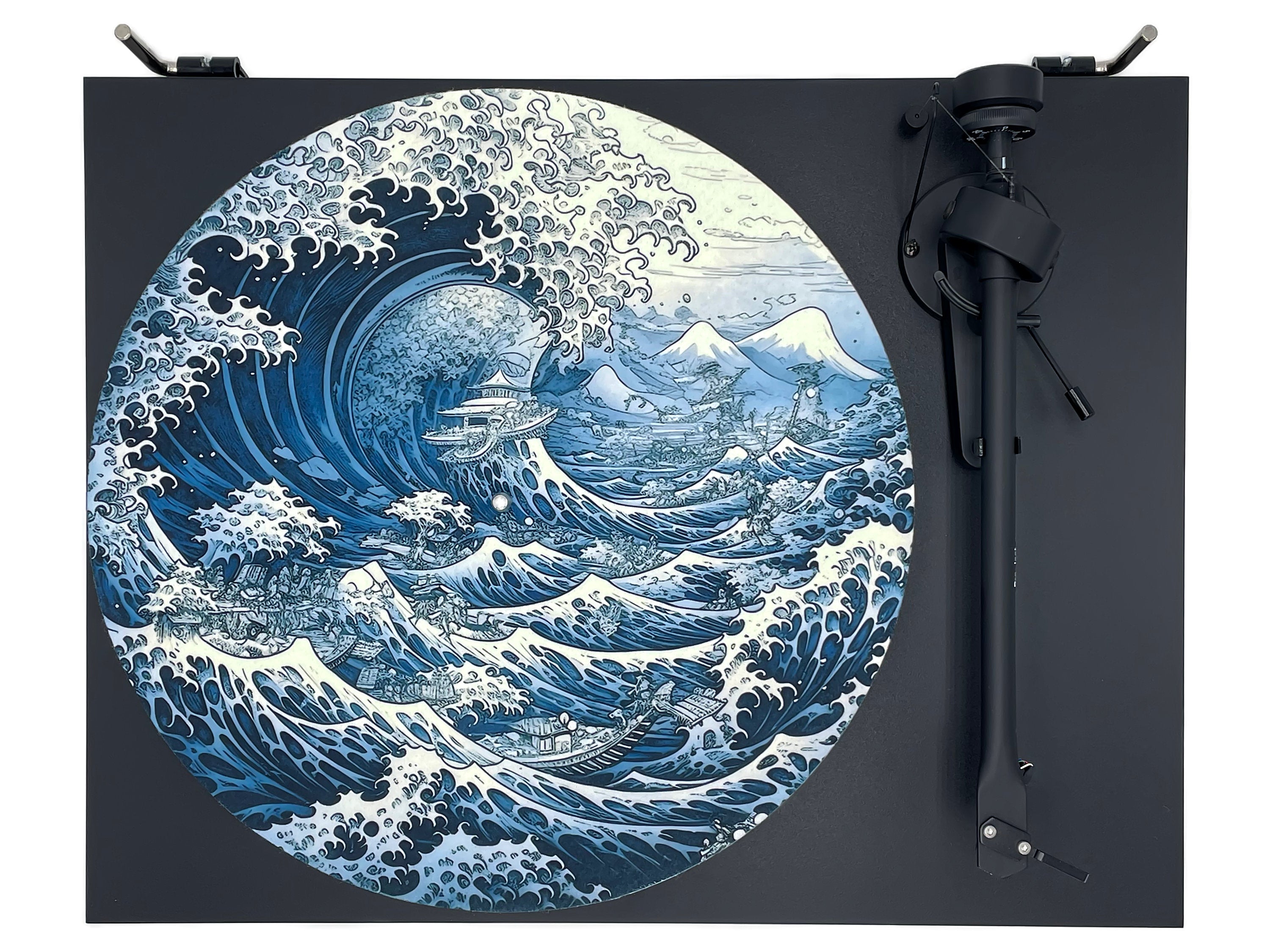 Feutrine pour platine vinyle « KANAGAWA » - groovarts.com