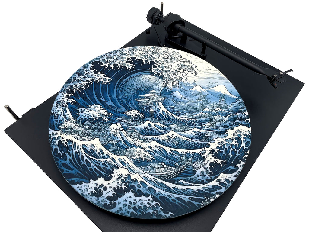 Feutrine pour platine vinyle « KANAGAWA » - groovarts.com