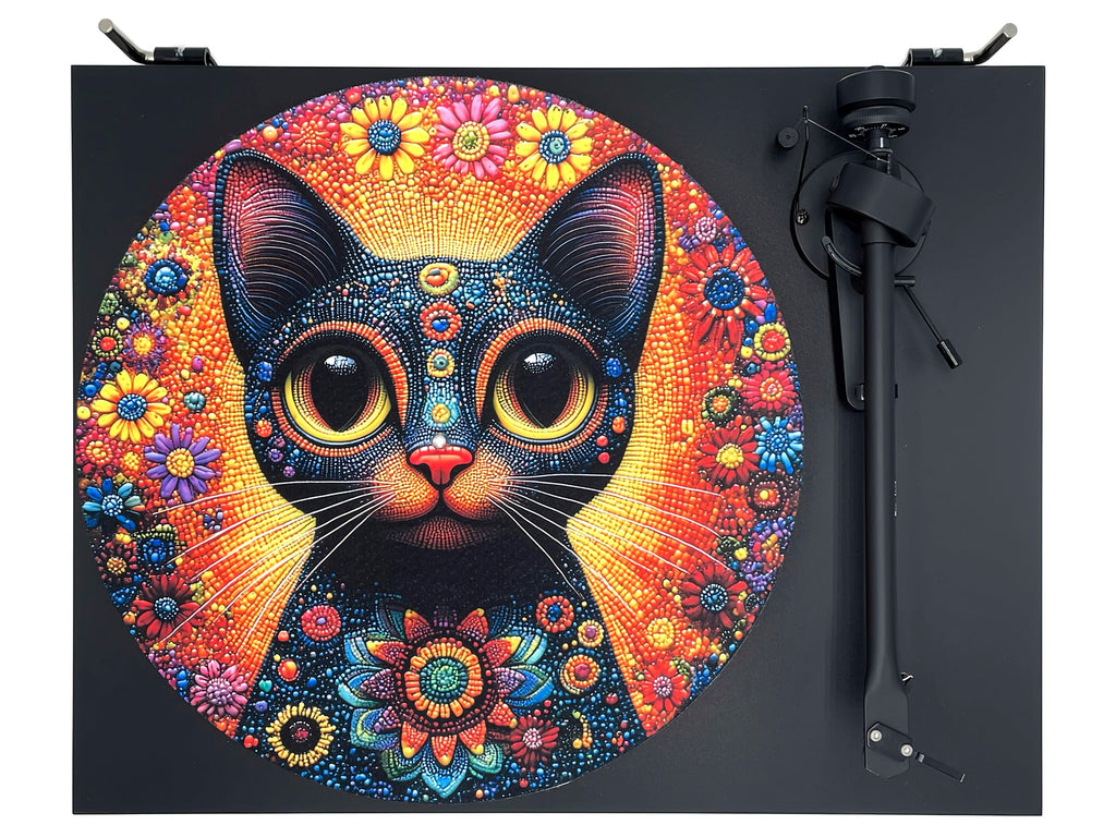 Feutrine pour platine vinyle « MEXICAT » - groovarts.com