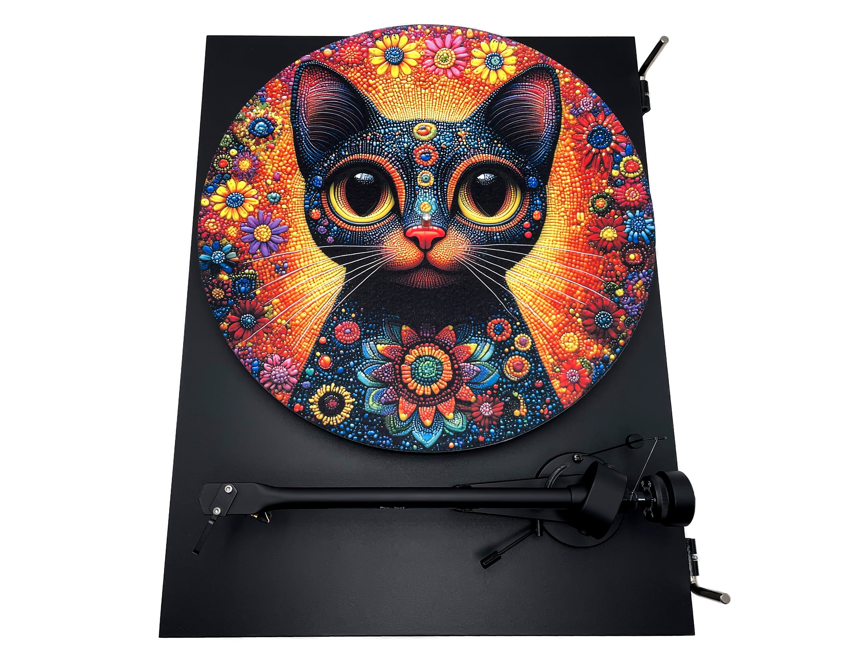 Feutrine pour platine vinyle « MEXICAT » - groovarts.com