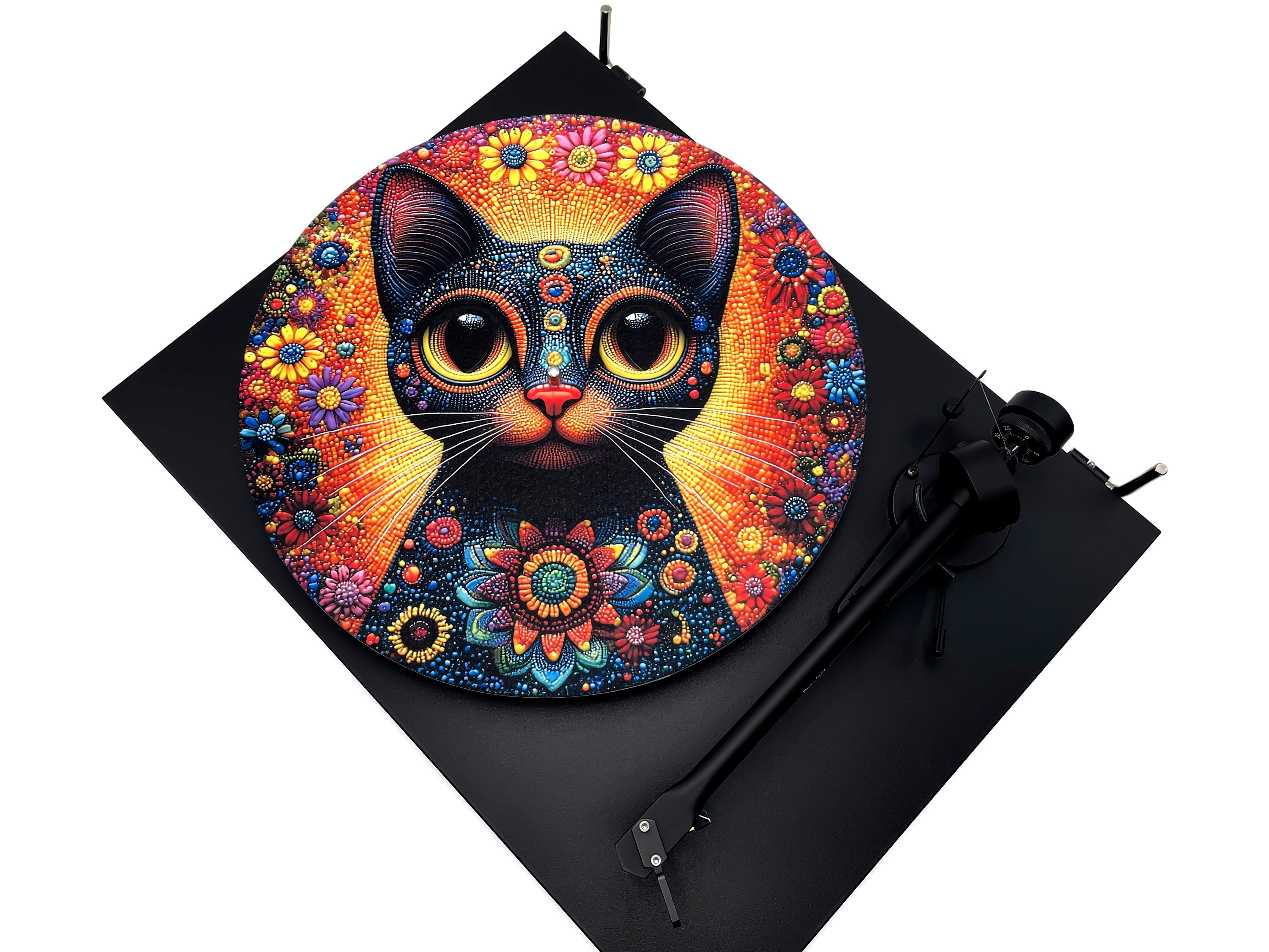 Feutrine pour platine vinyle « MEXICAT » - groovarts.com