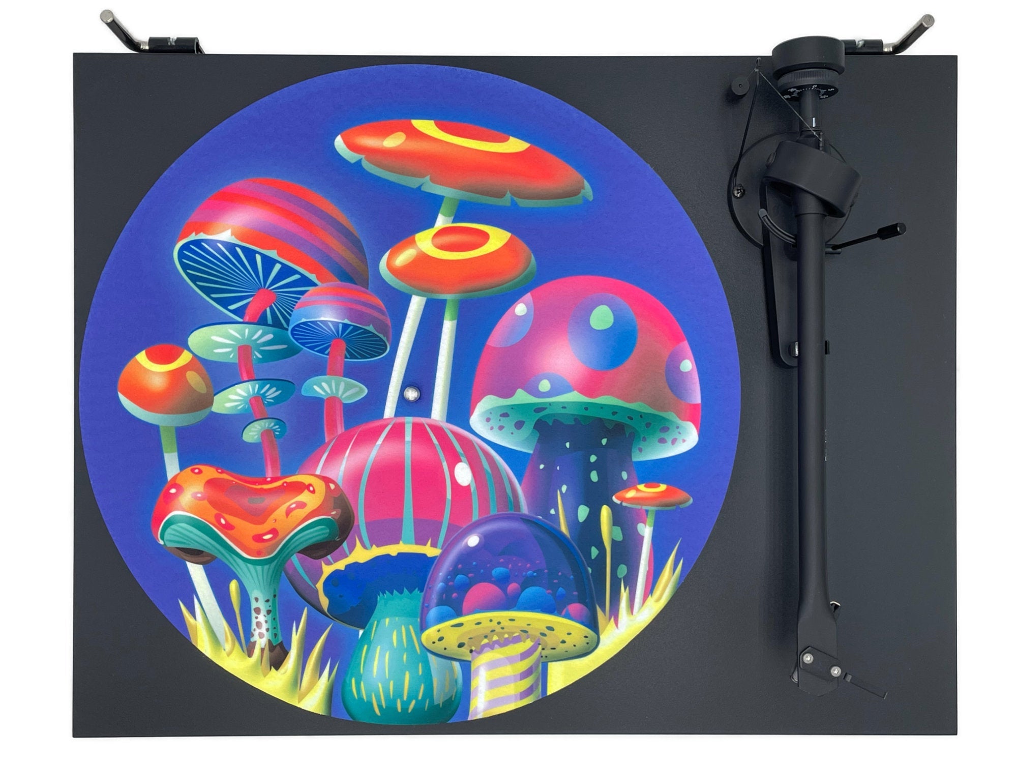 Feutrine pour platine vinyle « MUSHROOMS » - groovarts.com