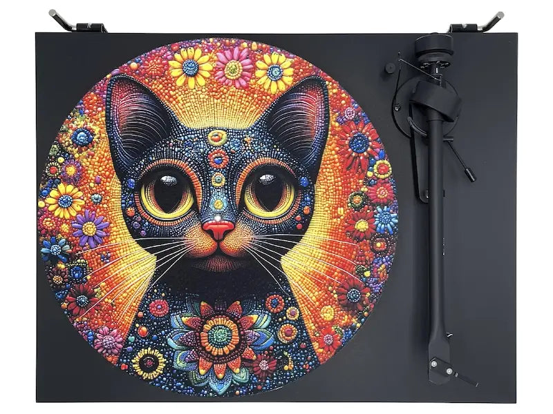 Feutrine pour platine vinyle “Mexicat“ - Groovarts