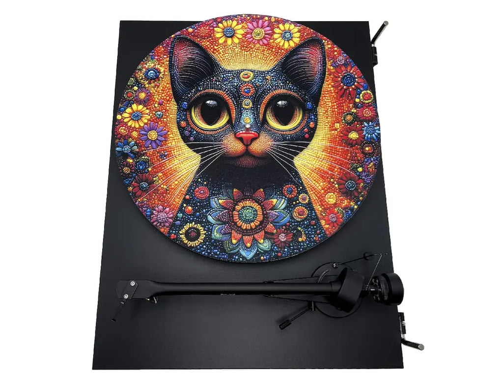 Feutrine pour platine vinyle “Mexicat“ - Groovarts