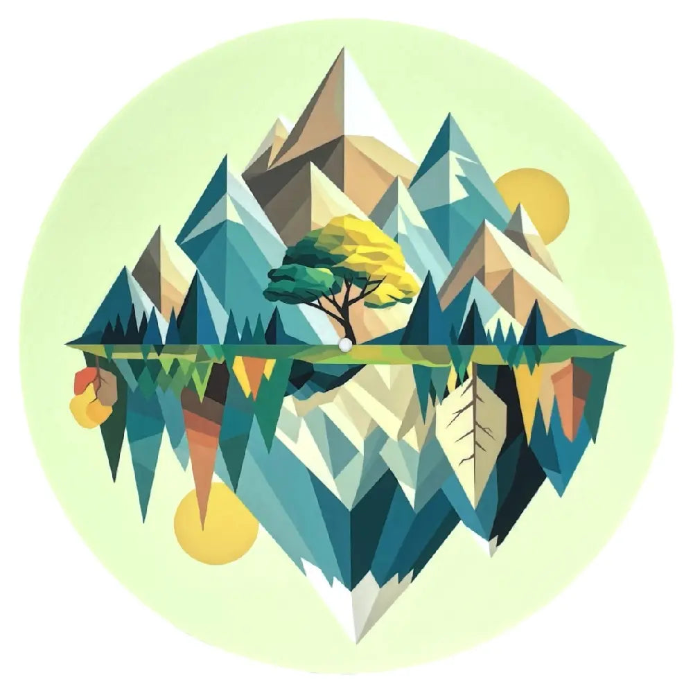 Feutrine pour platine vinyle “Mountains“ - Groovarts