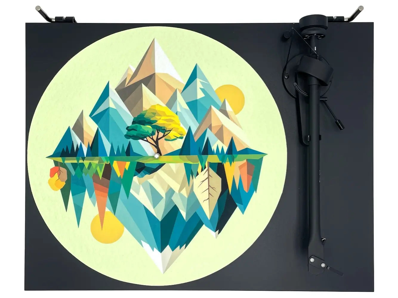 Feutrine pour platine vinyle “Mountains“ - Groovarts