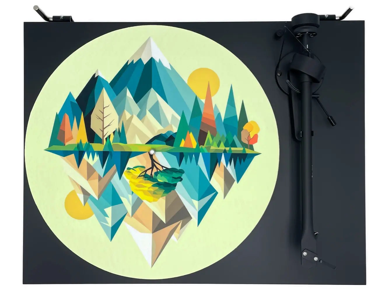 Feutrine pour platine vinyle “Mountains“ - Groovarts