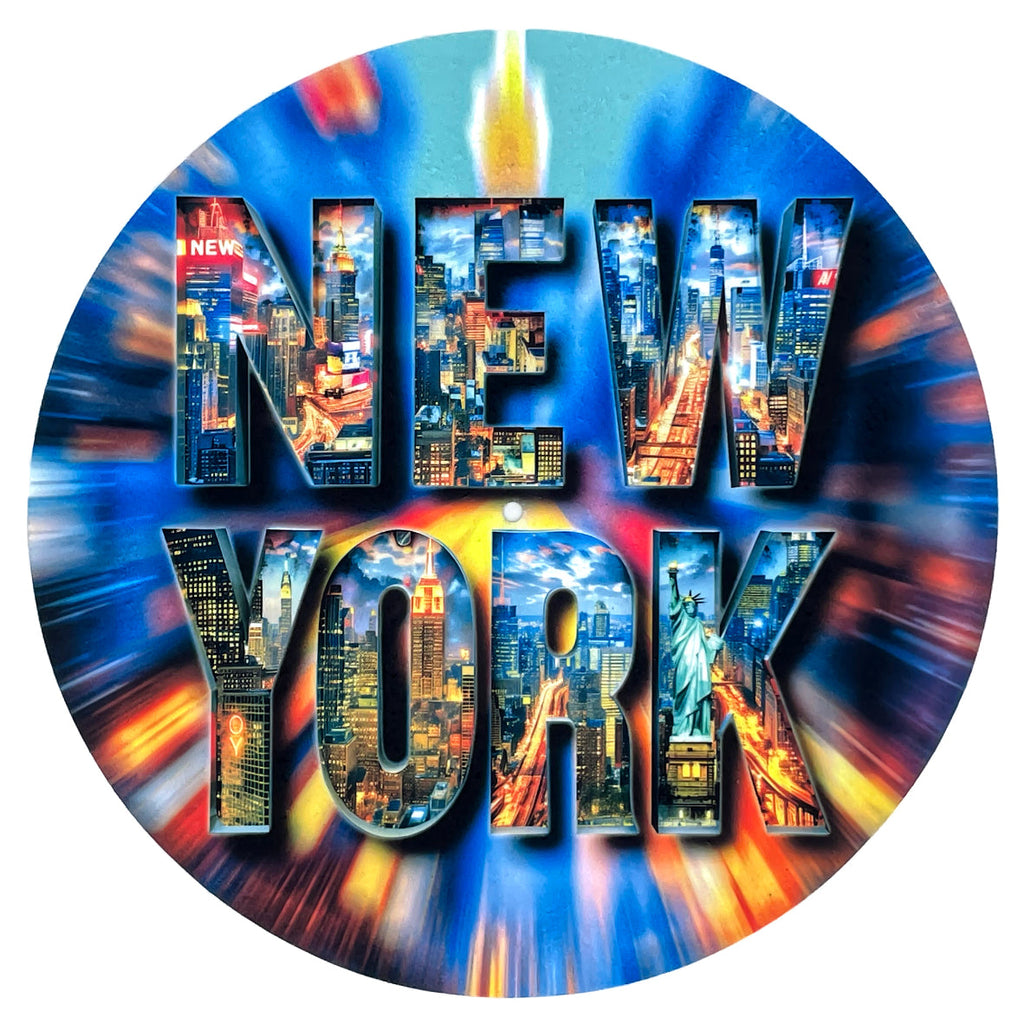 Feutrine pour platine vinyle « NEW YORK » - groovarts.com