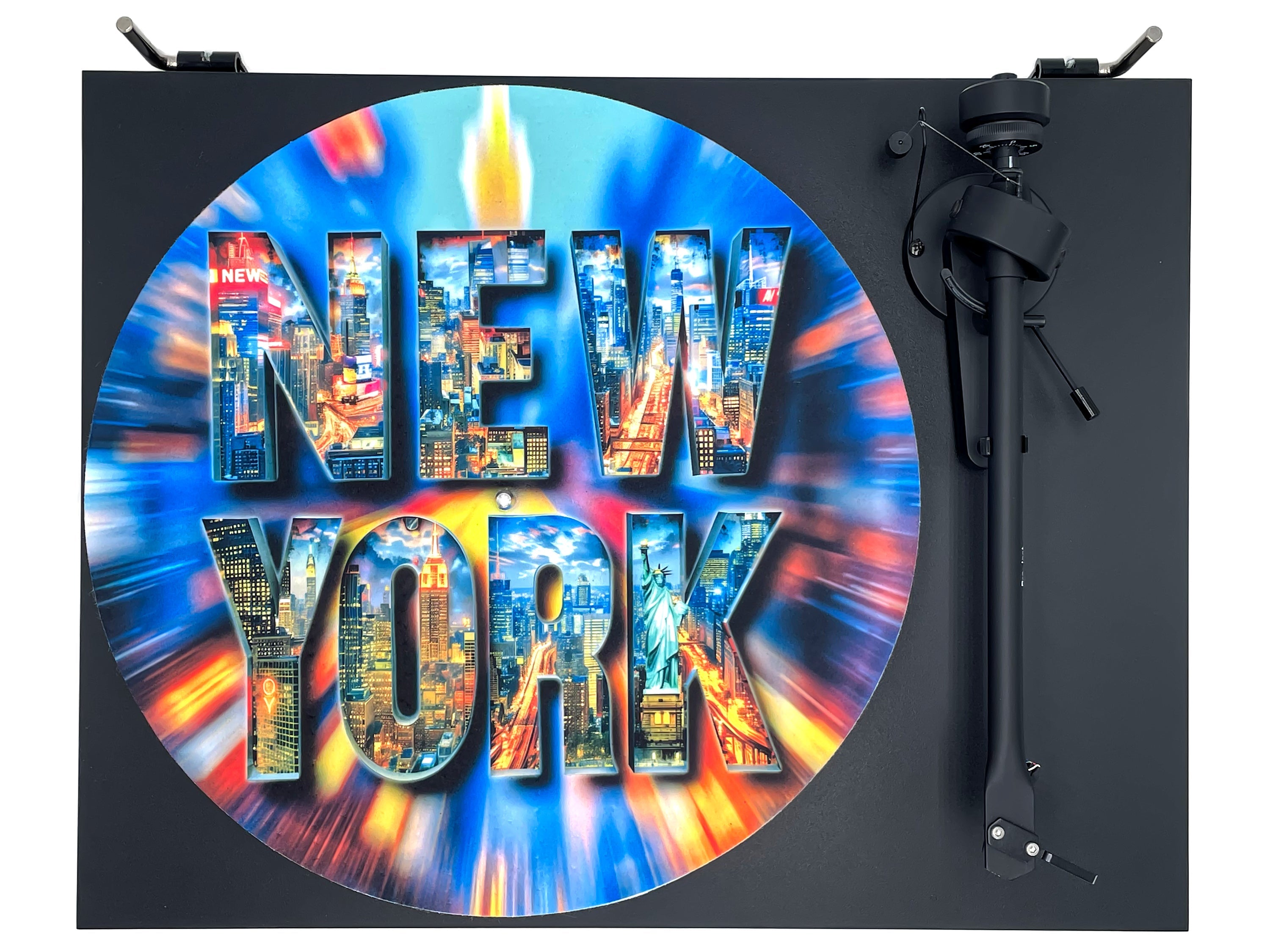 Feutrine pour platine vinyle « NEW YORK » - groovarts.com