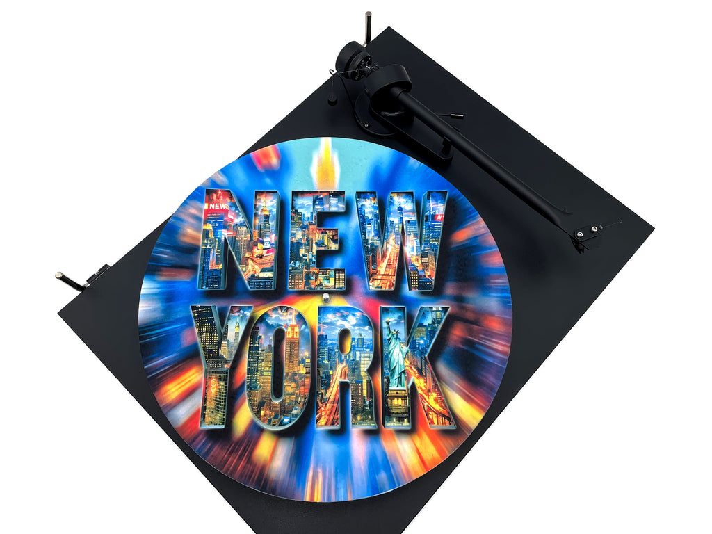 Feutrine pour platine vinyle « NEW YORK » - groovarts.com