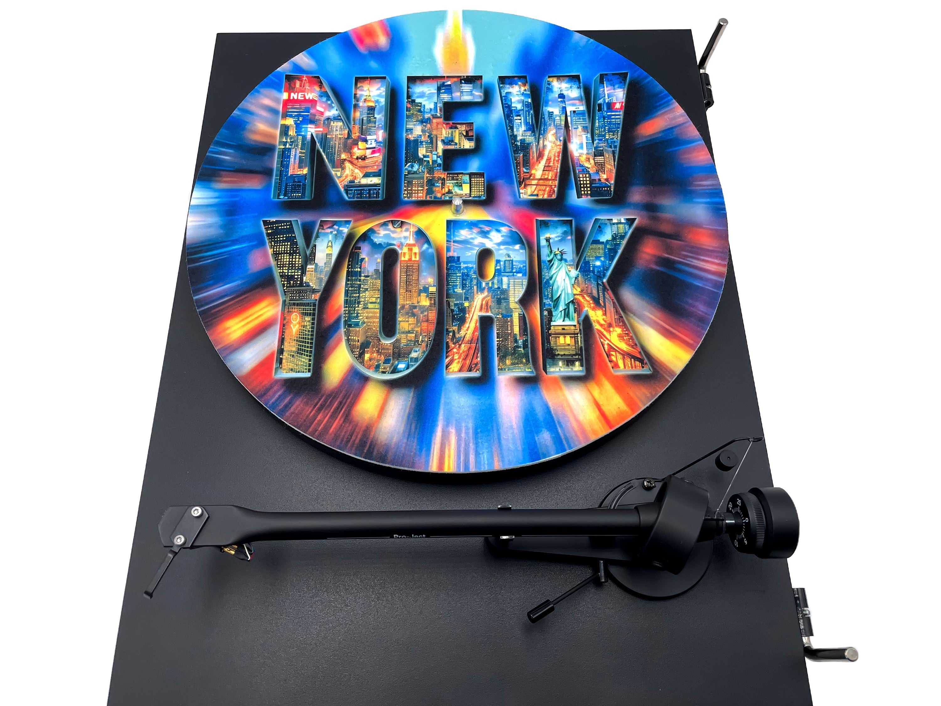 Feutrine pour platine vinyle « NEW YORK » - groovarts.com