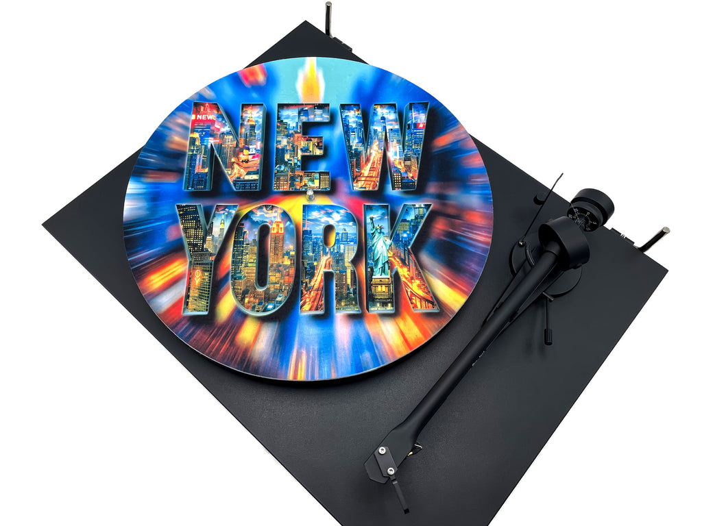 Feutrine pour platine vinyle « NEW YORK » - groovarts.com