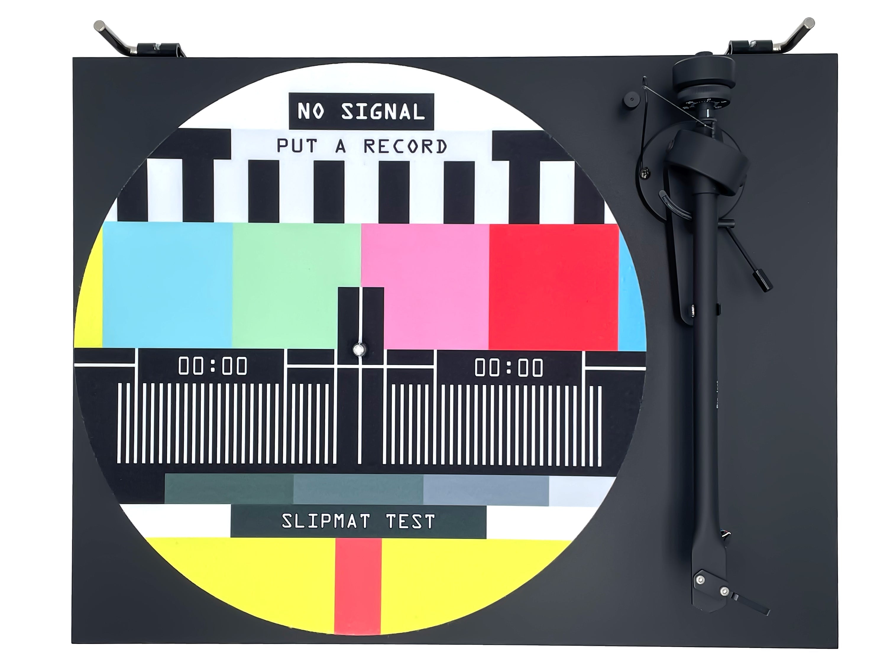 Feutrine pour platine vinyle « NO SIGNAL » - groovarts.com