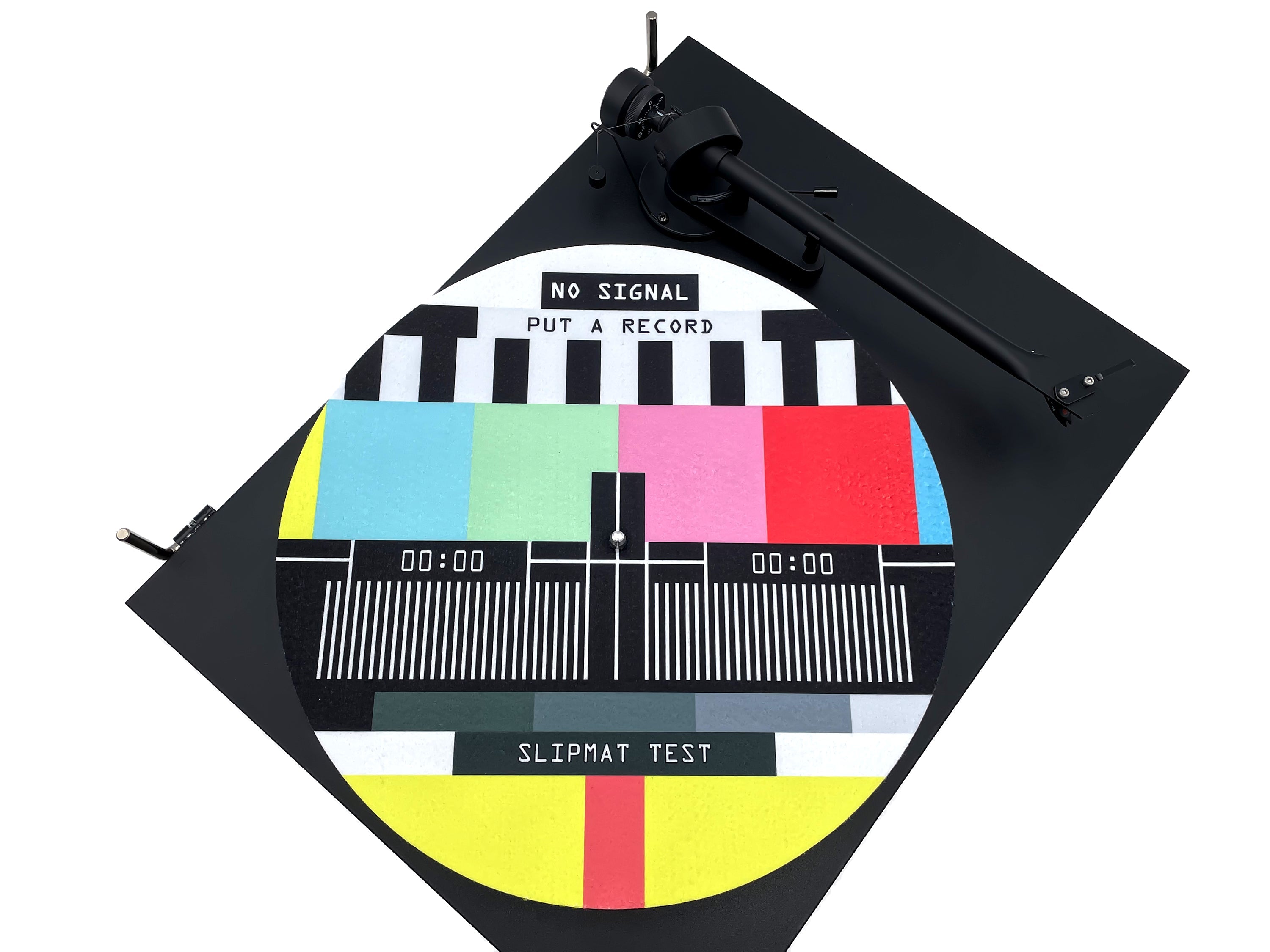 Feutrine pour platine vinyle « NO SIGNAL » - groovarts.com