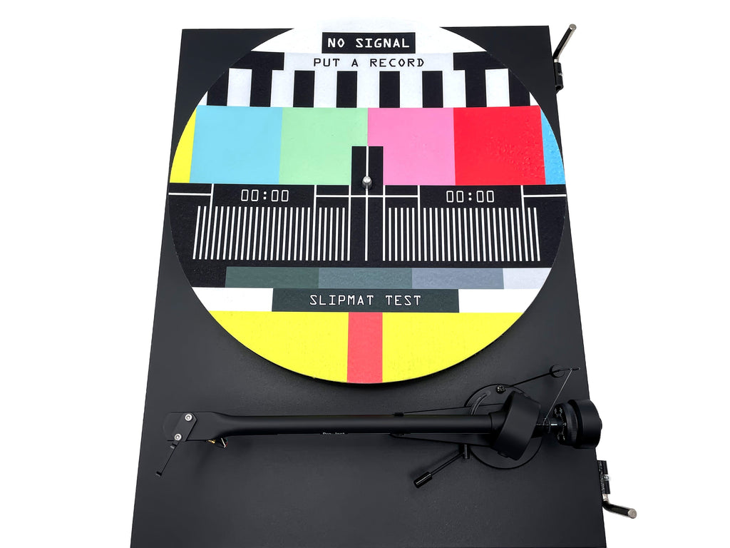 Feutrine pour platine vinyle « NO SIGNAL » - groovarts.com