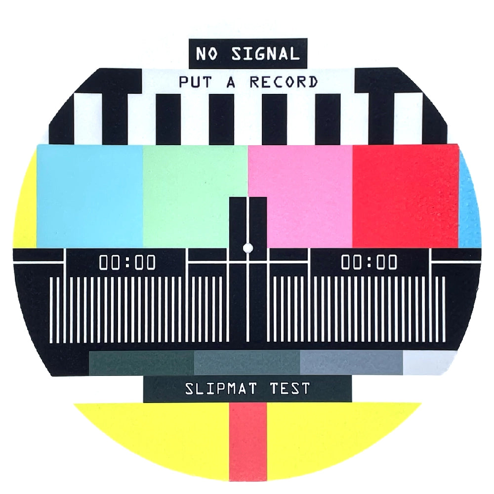 Feutrine pour platine vinyle “No Signal“ - Groovarts