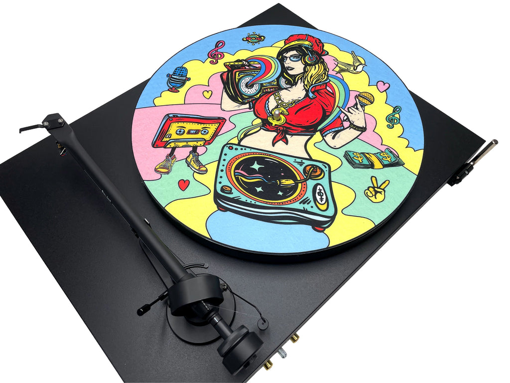 Feutrine pour platine vinyle « OLD SCHOOL » - groovarts.com
