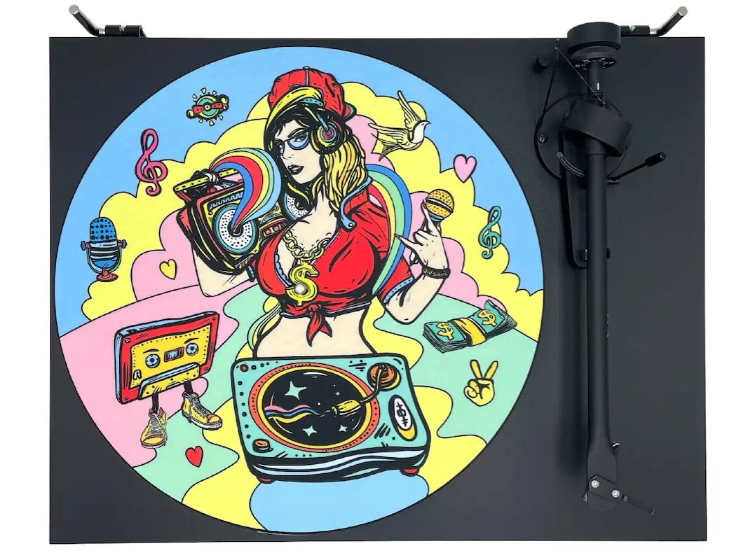 Feutrine pour platine vinyle “Old School“ - Groovarts